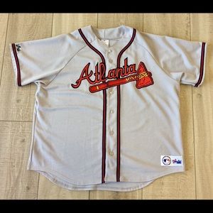 Vintage majestic Atlanta Braves baseball jersey 2X
